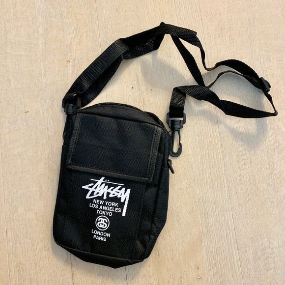 Stussy Bags Stussy Shoulder Crossbody Black Bag Fannypack Poshmark